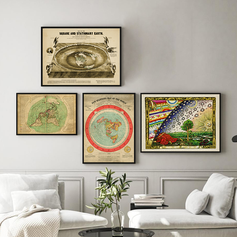 Nuova mappa del mondo standard - Star Map Poster recensione e prezzo